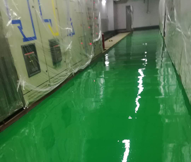 成都光大金融中心設(shè)備房地坪漆由四川省泉達(dá)裝飾工程有限公司承接